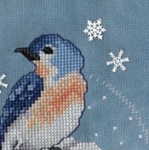 Bluebird-in-Snow